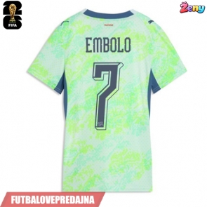 Lacne Ženy Futbalové dres Švajčiarsko Breel Embolo #7 MS 2026 Krátky Rukáv - Preč